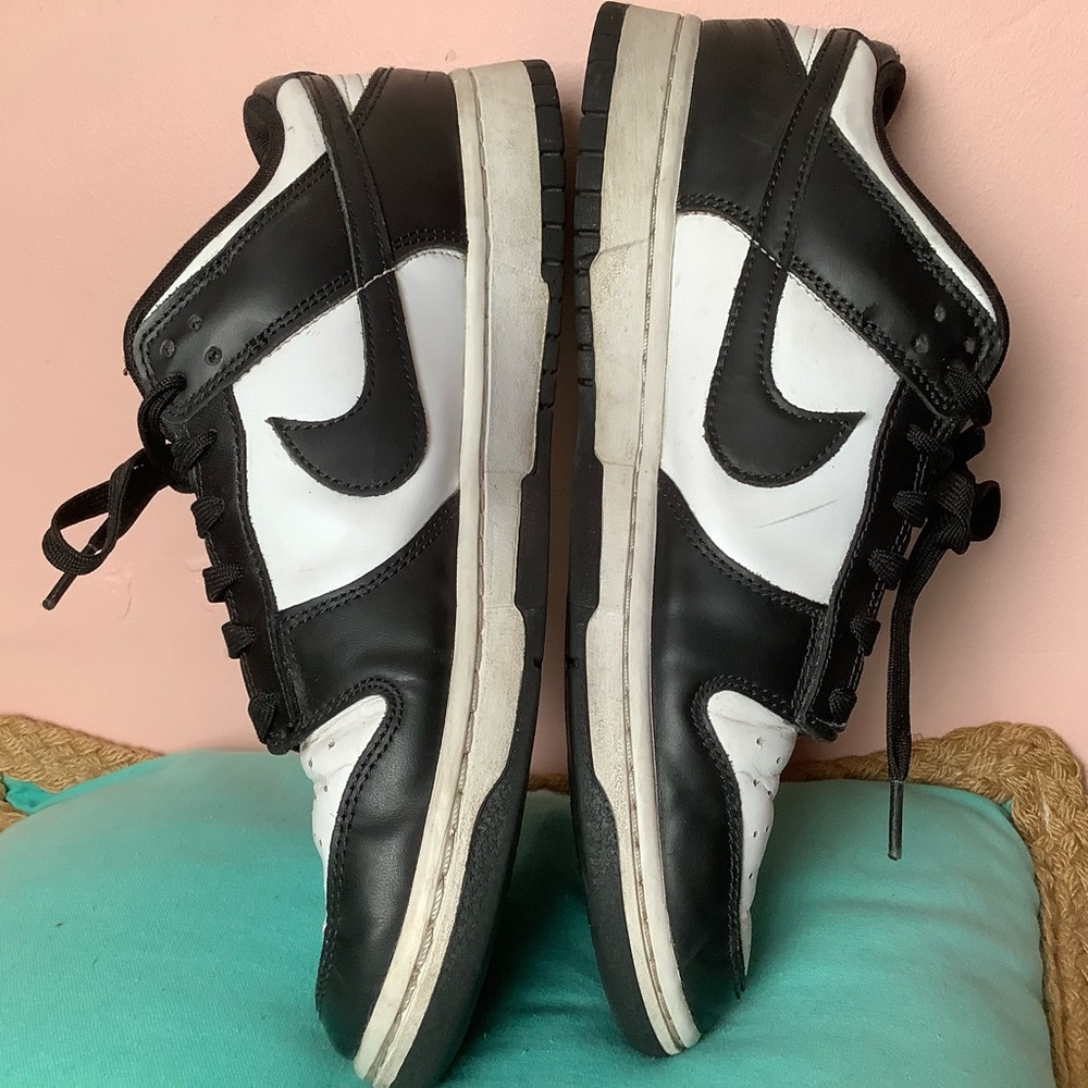 Nike Dunk Low Retro Panda White Black Men's Size 10 DD1391-100 Sneakers Casual